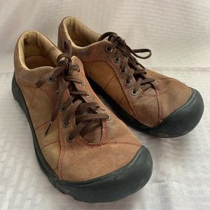 Keene Presidio Brown Leather Women Shoe 40.5 10